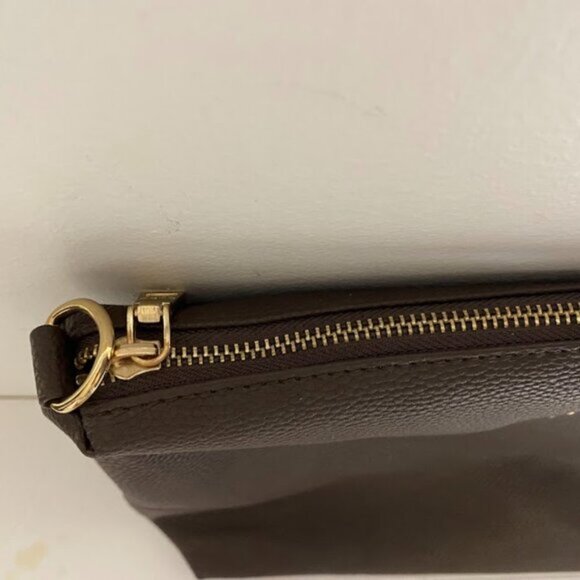 BCBG Paris Dark Brown Women's Clutch Crossbody Bag Medium - Picture 5 of 10